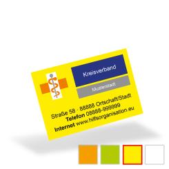 Prospekt-Etiketten 100 x 70 mm 