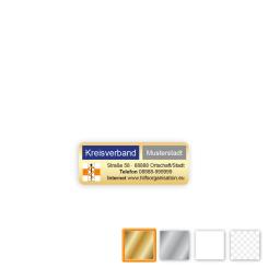 Folien-Aufkleber 40 x 16 mm 