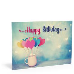 Geburtstags-Postkarte 