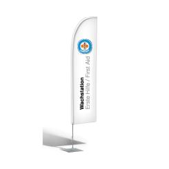 Beach-Flag konkav inkl. Gestaltung 