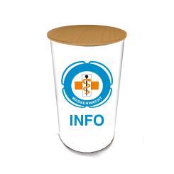 Messetheke rund (mobiler Einsatz) 