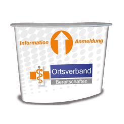 Messetheke oval (mobiler Einsatz) 