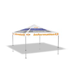 Faltpavillon mit Druck 3x4,5 m 