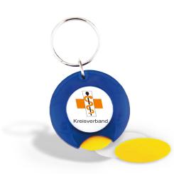 Schlüsselanhänger mit Acryl-Münze 