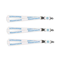 Schlüsselbänder mit Haken und Verschluss 