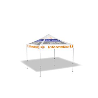 Faltpavillon mit Druck 3x3 m 