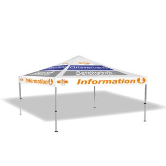 Faltpavillon mit Druck 3x6 m 